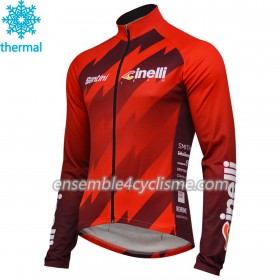 Maillot Cyclisme 2018 Cinelli Chrome Hiver Thermal Fleece N001